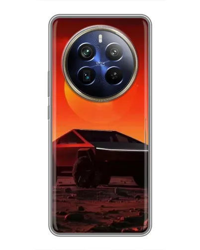 Чохол для Realme 12 Plus з картинкою «Cybertruck на Марсі» Чохол для Realme 12 Plus з картинкою «Cybertruck на Марсі»