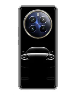 Чохол для Realme 12 Plus з картинкою «Силует Tesla Night» Чохол для Realme 12 Plus з картинкою «Силует Tesla Night»