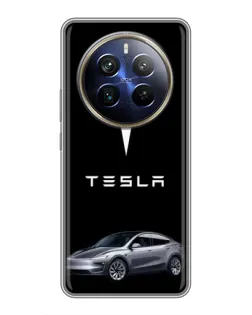 Чохол для Realme 12 Plus з картинкою «Tesla Model Y» Чохол для Realme 12 Plus з картинкою «Tesla Model Y»