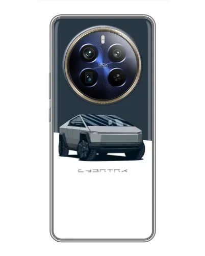 Чохол для Realme 12 Plus з картинкою «Сріблястий Cybertruck Tesla» Чохол для Realme 12 Plus з картинкою «Сріблястий Cybertruck Tesla»