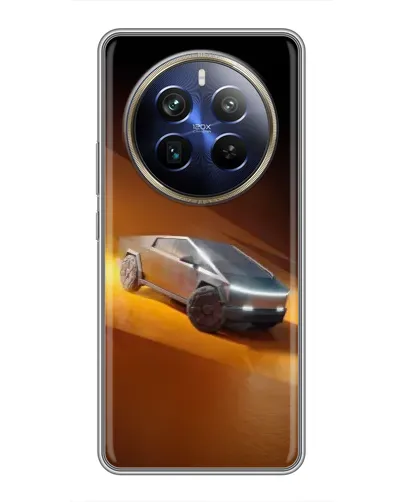 Чохол для Realme 12 Plus з картинкою «Cybertruck у пустелі» Чохол для Realme 12 Plus з картинкою «Cybertruck у пустелі»