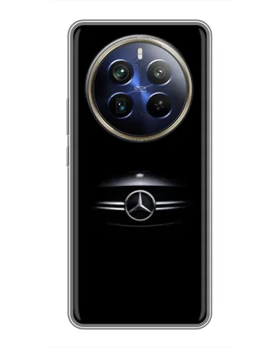 Чехол для Realme 12 Plus с картинкой «Mercedes — абстрактные линии»