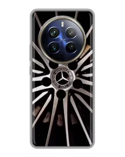 Чехол для Realme 12 Plus с картинкой «Диск Mercedes»