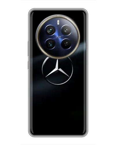 Чехол для Realme 12 Plus с картинкой «Mercedes на металле» Чехол для Realme 12 Plus с картинкой «Mercedes на металле»