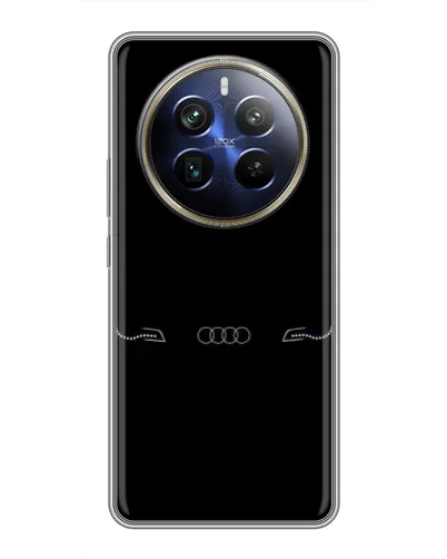 Чехол для Realme 12 Plus с картинкой «Audi — световой подпись»