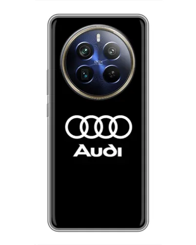 Чехол для Realme 12 Plus с картинкой «Классическое лого Audi»