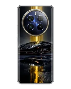 Чохол для Realme 12 Plus з картинкою «Нічний Lamborghini драйв» Чохол для Realme 12 Plus з картинкою «Нічний Lamborghini драйв»