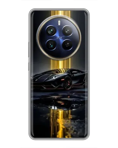 Чохол для Realme 12 Plus з картинкою «Нічний Lamborghini драйв» Чохол для Realme 12 Plus з картинкою «Нічний Lamborghini драйв»