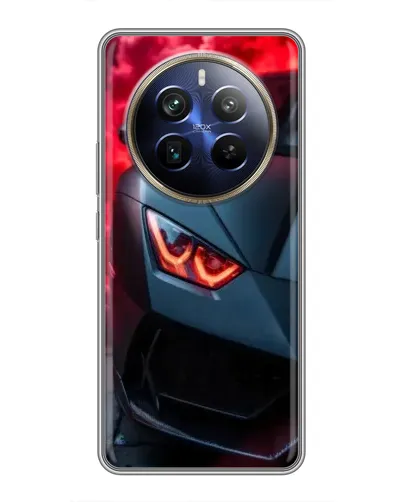 Чохол для Realme 12 Plus з картинкою «Lamborghini червоне сяйво» Чохол для Realme 12 Plus з картинкою «Lamborghini червоне сяйво»