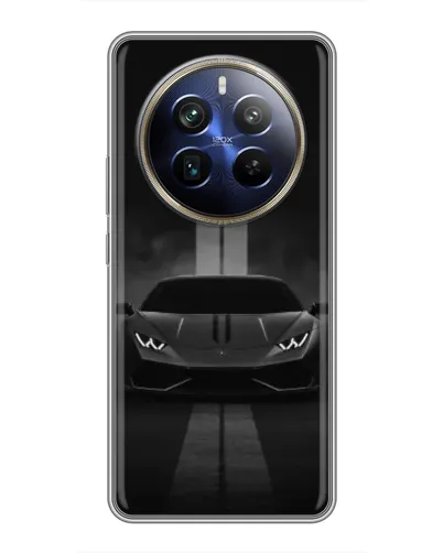Чохол для Realme 12 Plus з картинкою «Lamborghini симетрія доріг» Чохол для Realme 12 Plus з картинкою «Lamborghini симетрія доріг»