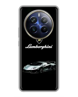 Чохол для Realme 12 Plus з картинкою «Логотип Lamborghini класика»