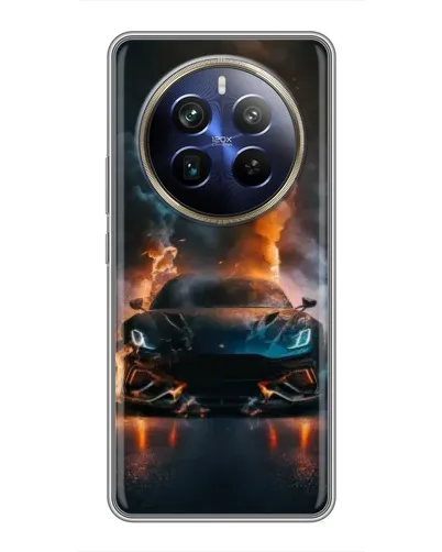 Чохол для Realme 12 Plus з картинкою «Lamborghini димна естетика» Чохол для Realme 12 Plus з картинкою «Lamborghini димна естетика»