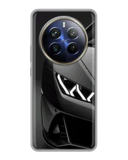Чохол для Realme 12 Plus з картинкою «Lamborghini фари деталізація»
