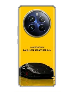 Чохол для Realme 12 Plus з картинкою «Lamborghini Huracan чорний»