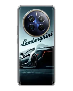 Чохол для Realme 12 Plus з картинкою «Класичний Lamborghini надпис»