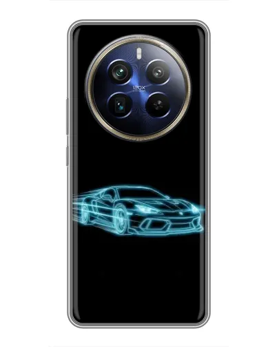 Чохол для Realme 12 Plus з картинкою «Неоновий контур Lamborghini» Чохол для Realme 12 Plus з картинкою «Неоновий контур Lamborghini»