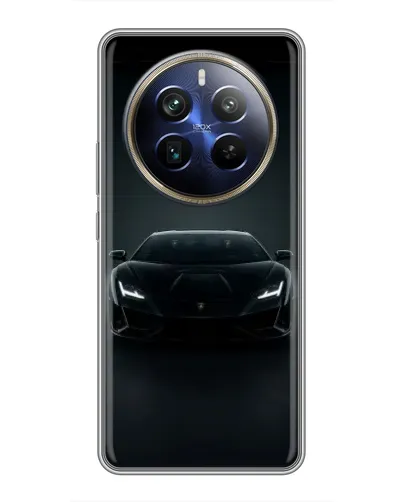 Чохол для Realme 12 Plus з картинкою «Чорний Lamborghini Aventador» Чохол для Realme 12 Plus з картинкою «Чорний Lamborghini Aventador»