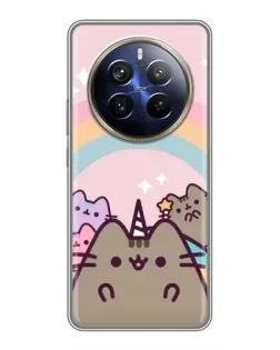 Чохол для Realme 12 Plus з картинкою «Єдиноріг Pusheen» Чохол для Realme 12 Plus з картинкою «Єдиноріг Pusheen»