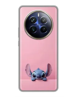 Чехол для Realme 12 Plus с картинкой «Stitch выглядывает» Чехол для Realme 12 Plus с картинкой «Stitch выглядывает»