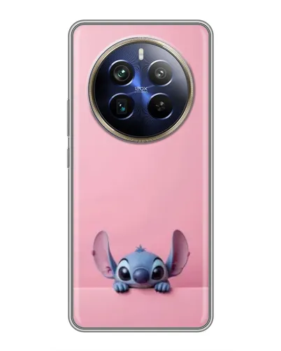 Чехол для Realme 12 Plus с картинкой «Stitch выглядывает» Чехол для Realme 12 Plus с картинкой «Stitch выглядывает»