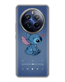 Чехол для Realme 12 Plus с картинкой «Музыкальный Stitch» Чехол для Realme 12 Plus с картинкой «Музыкальный Stitch»