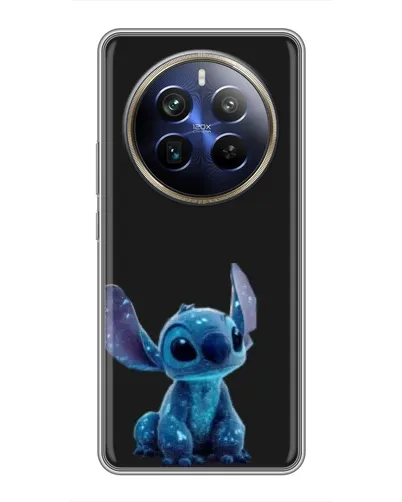 Чехол для Realme 12 Plus с картинкой «Стич на черном» Чехол для Realme 12 Plus с картинкой «Стич на черном»