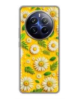 Чехол для Realme 12 Plus с картинкой «Ромашковое солнце» Чехол для Realme 12 Plus с картинкой «Ромашковое солнце»