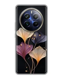 Чехол для Realme 12 Plus с картинкой «Лиловые цветы грации» Чехол для Realme 12 Plus с картинкой «Лиловые цветы грации»