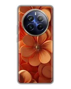 Чехол для Realme 12 Plus с картинкой «Оранжевый макро цветок» Чехол для Realme 12 Plus с картинкой «Оранжевый макро цветок»