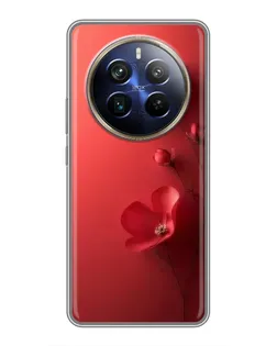 Чехол для Realme 12 Plus с картинкой «Маковые соцветия» Чехол для Realme 12 Plus с картинкой «Маковые соцветия»
