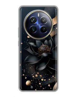 Чехол для Realme 12 Plus с картинкой «Черный лотос» Чехол для Realme 12 Plus с картинкой «Черный лотос»
