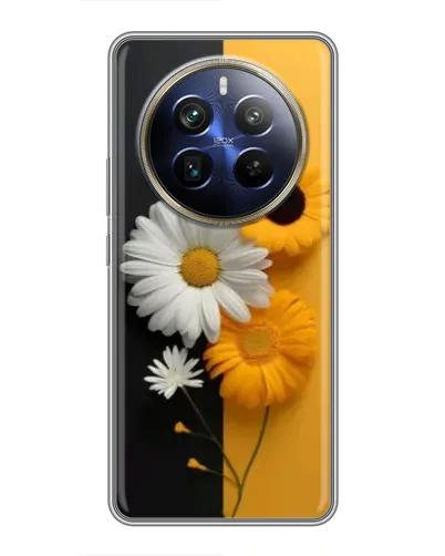 Чехол для Realme 12 Plus с картинкой «Подсолнух и ромашка» Чехол для Realme 12 Plus с картинкой «Подсолнух и ромашка»