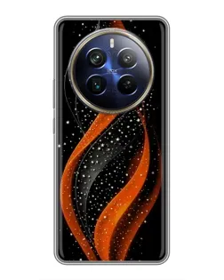 Чехол для Realme 12 Plus с картинкой «Огненная звездная волна» Чехол для Realme 12 Plus с картинкой «Огненная звездная волна»