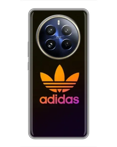 Чехол для Realme 12 Pro Plus с картинкой «Градиент Adidas»
