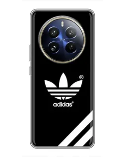 Чехол для Realme 12 Pro Plus с картинкой «Adidas с диагональными полосами»