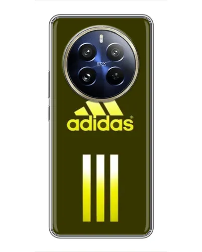 Чехол для Realme 12 Pro Plus с картинкой «Оливковый градиент Adidas»