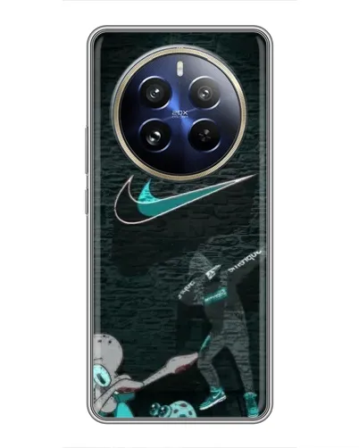 Чехол для Realme 12 Pro Plus с картинкой «Спортивный арт Nike» Чехол для Realme 12 Pro Plus с картинкой «Спортивный арт Nike»