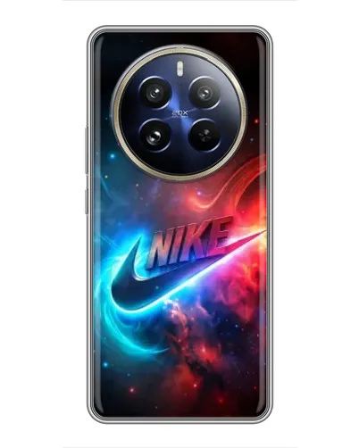 Чехол для Realme 12 Pro Plus с картинкой «Огненный логотип Nike» Чехол для Realme 12 Pro Plus с картинкой «Огненный логотип Nike»