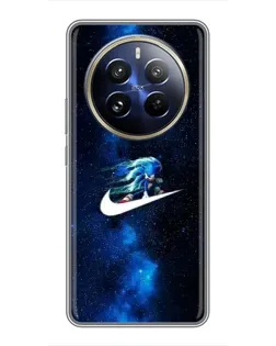 Чехол для Realme 12 Pro Plus с картинкой «Звездный путь Nike»