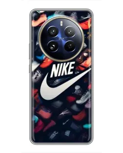 Чехол для Realme 12 Pro Plus с картинкой «Коллекция кроссовок Nike»