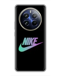 Чехол для Realme 12 Pro Plus с картинкой «Nike — городская ночь»