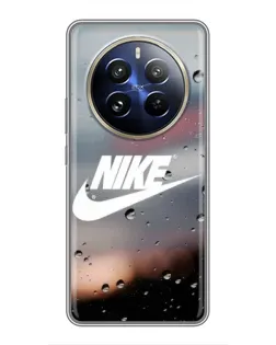 Чехол для Realme 12 Pro Plus с картинкой «Nike в стиле ретро»