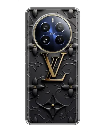Чехол для Realme 12 Pro Plus с картинкой «Кожаная текстура LV» Чехол для Realme 12 Pro Plus с картинкой «Кожаная текстура LV»