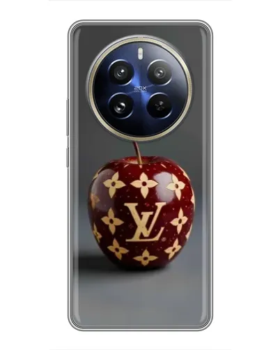 Чехол для Realme 12 Pro Plus с картинкой «Красное яблоко LV» Чехол для Realme 12 Pro Plus с картинкой «Красное яблоко LV»