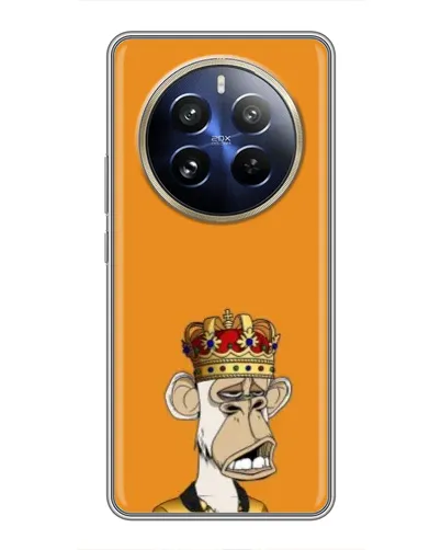 Чехол для Realme 12 Pro Plus с картинкой «Золотая обезьяна Bored Ape»