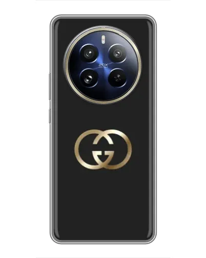Чехол для Realme 12 Pro Plus с картинкой «Минимализм Gucci»