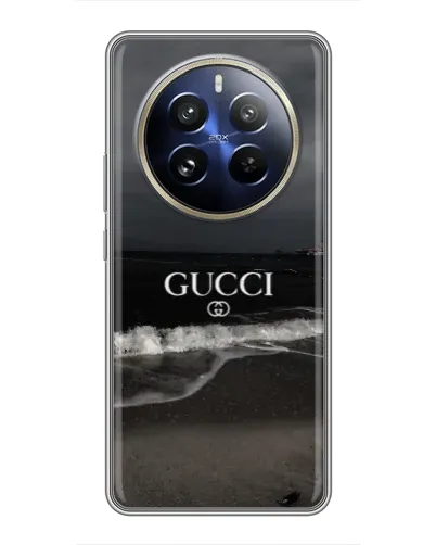 Чехол для Realme 12 Pro Plus с картинкой «Gucci — морской прибой»