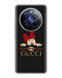Чохол для Realme 12 Pro Plus з картинкою «Мінні Маус Gucci — чорний» Чохол для Realme 12 Pro Plus з картинкою «Мінні Маус Gucci — чорний»