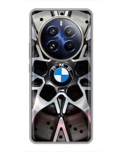 Чехол для Realme 12 Pro Plus с картинкой «BMW — деталь диска»