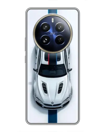 Чехол для Realme 12 Pro Plus с картинкой «Вид сверху — BMW M»